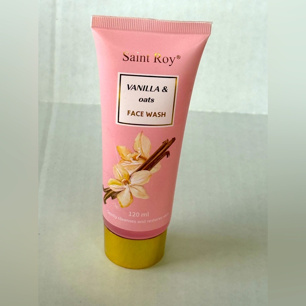 NEW Saint‎ Roy Vanilla and Oats Face Wash 120mL W/Jojoba Oil & Vitamin C Sealed